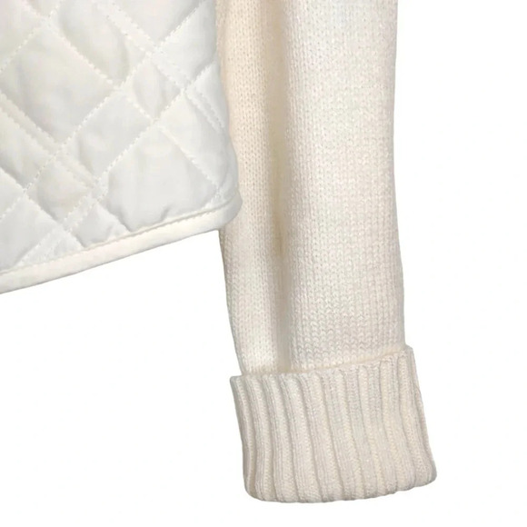 Effort Women's Quilted Cream Vest - Picture 11 of 12